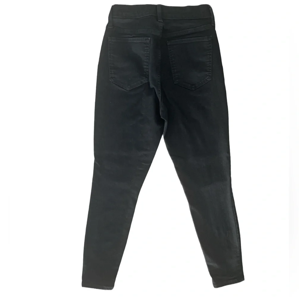 Banana Republic Curvy High Rise Skinny Jeans - Black Rinse - Size 27/4 - Picture 2 of 3